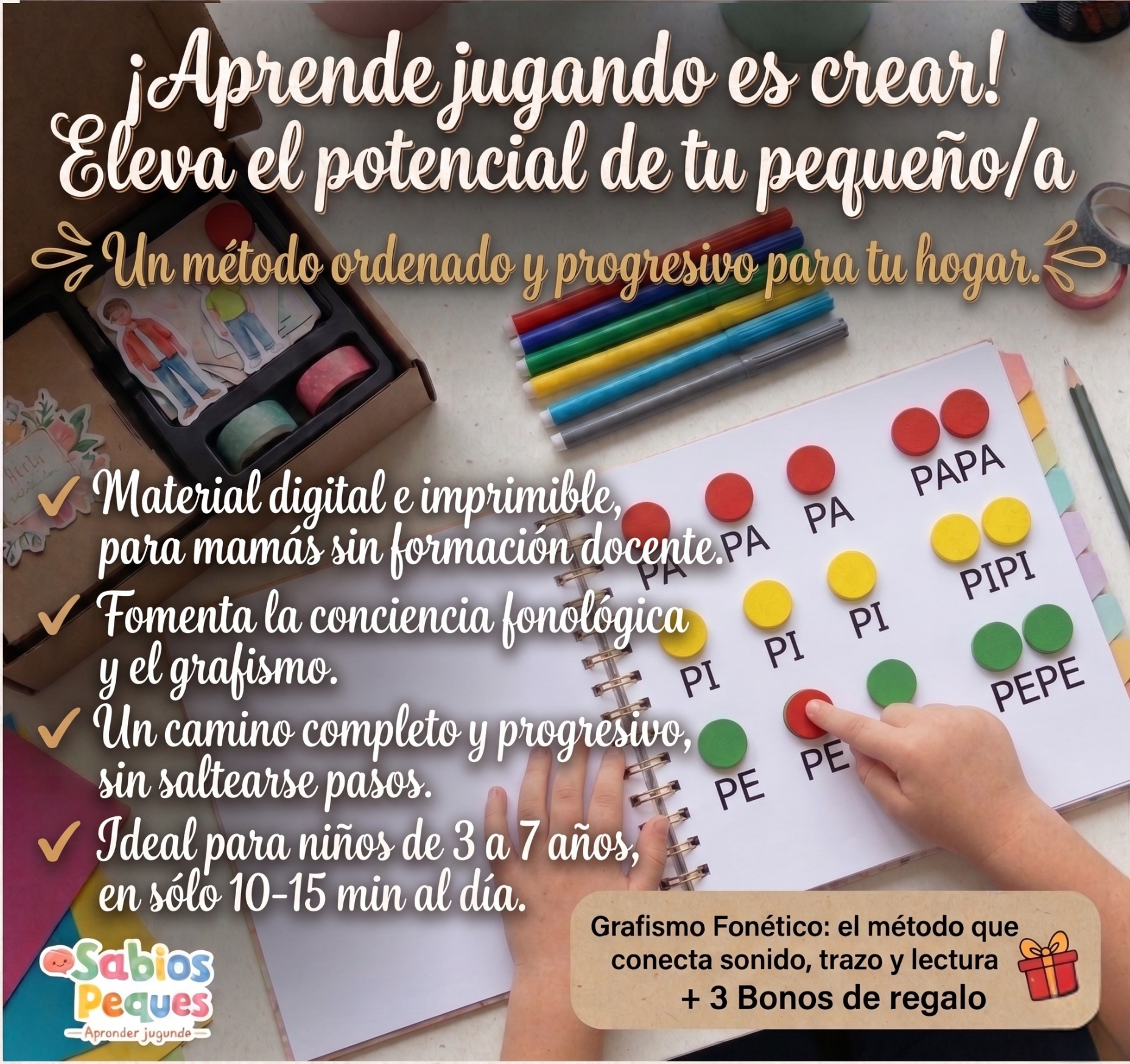 Grafismo Fonético + Bonos